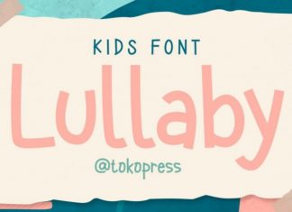Lullaby Display Font