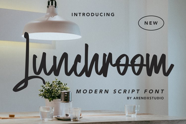 Lunchroom Script Font