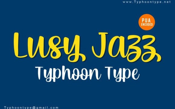 Lusy Jazz Script Font