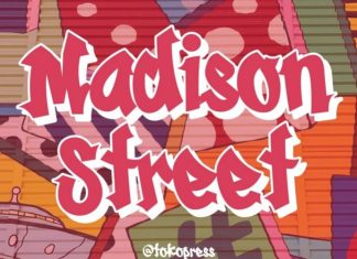 Madison Street Display Font