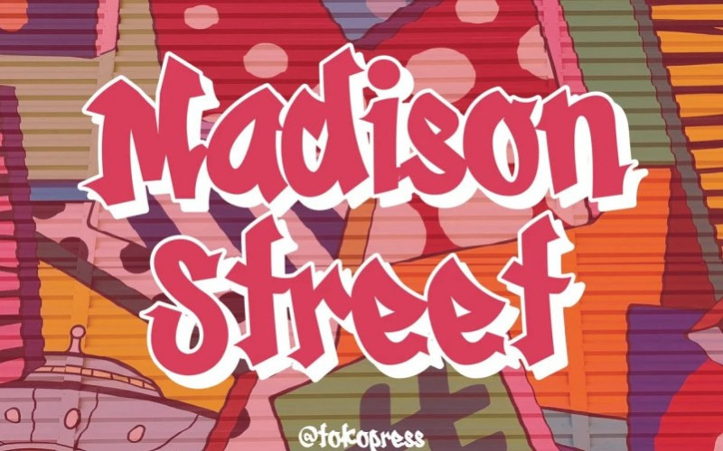 Madison Street Display Font