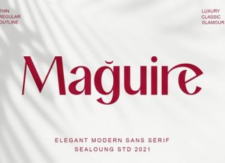 Maguire Sans Serif Font