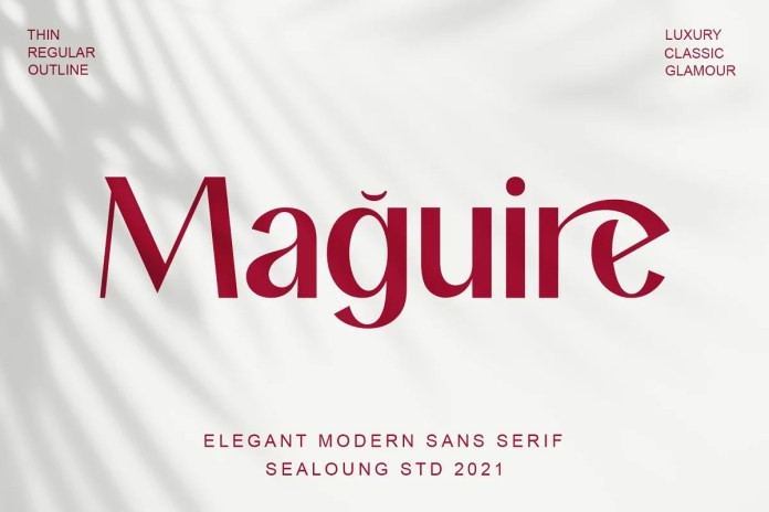 Maguire Sans Serif Font