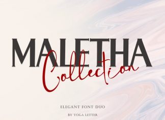 Maletha Collection Font Duo