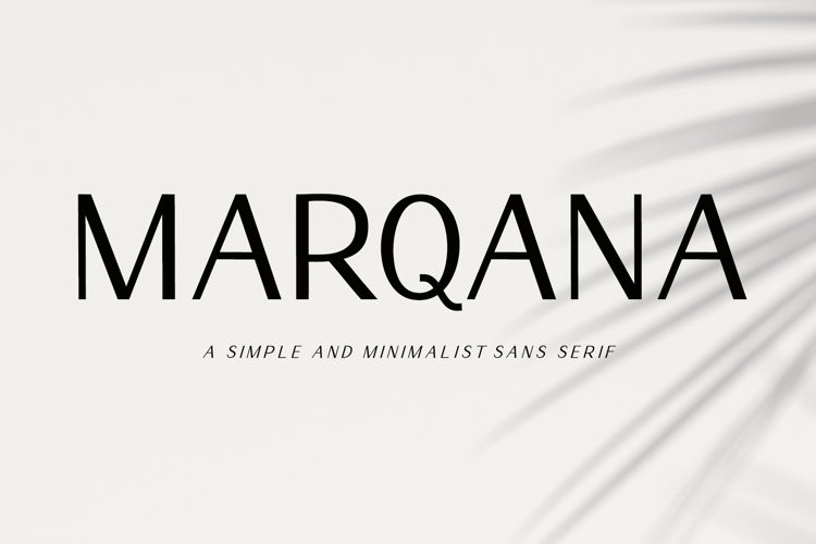 Marqana Sans Serif Font