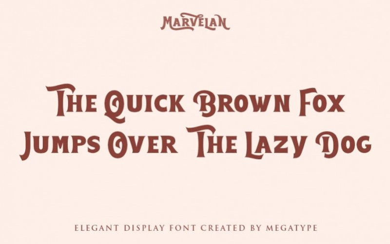 Marvelan Serif Font