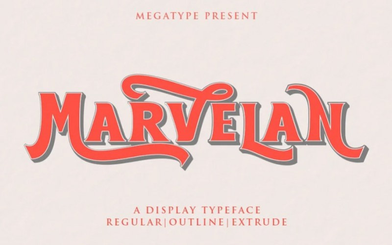 Marvelan Serif Font