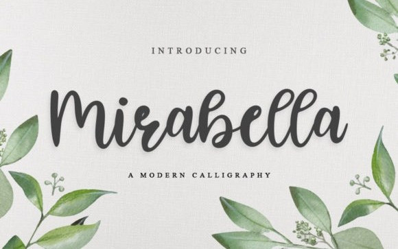 Mirabella Script Font