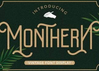 Monthren Display Font
