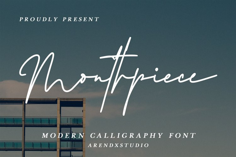 Mouthpiece Handwritten Font