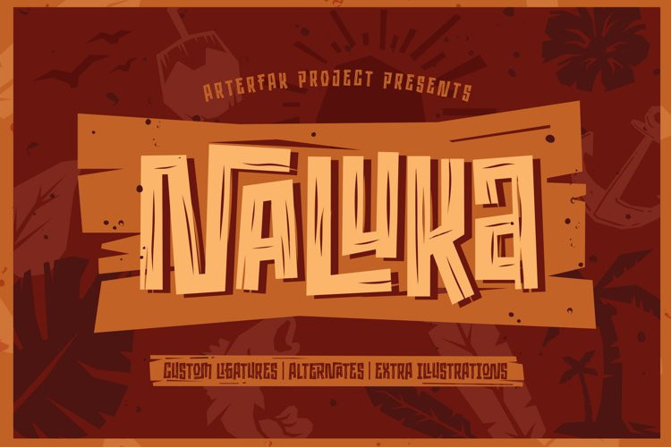 Naluka Display Font