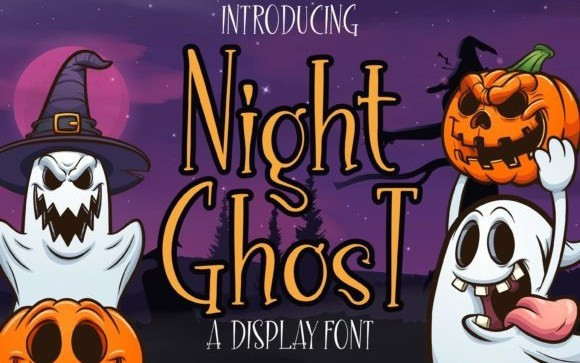 Night Ghost Display Font