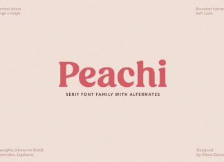 Peachi Serif Font