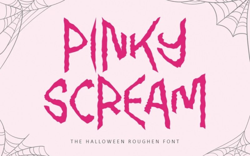 Pinky Scream Display Font