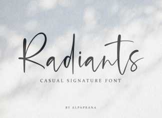 Radiants Script Font