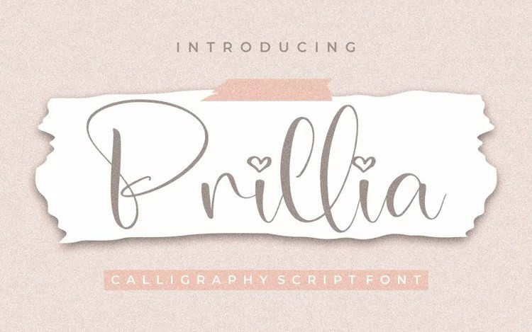 Prillia Script Font