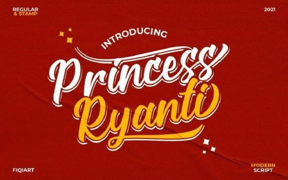 Princess Ryanti Brush Font