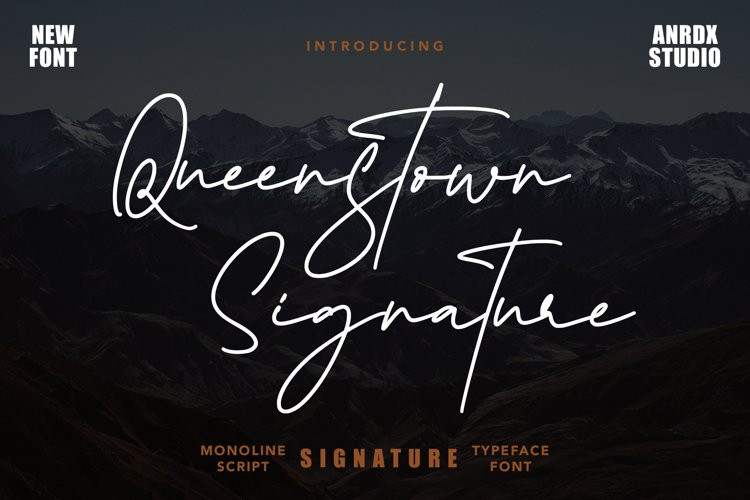 Queenstown Signature Script Font