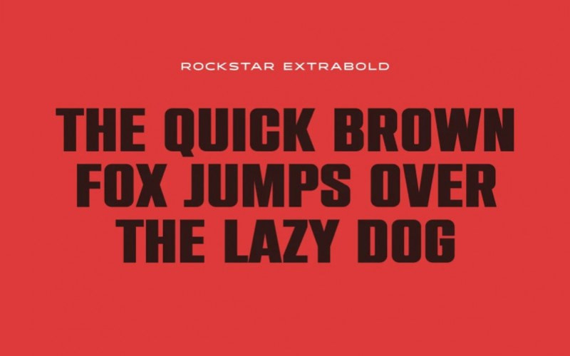 Rockstar Display Font