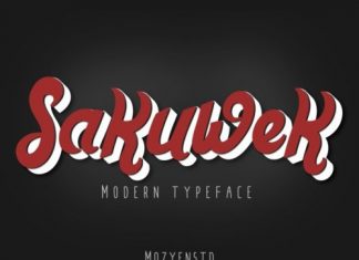 Sakuwek Script Font