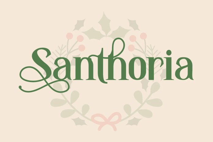 Santhoria Sans Serif Font