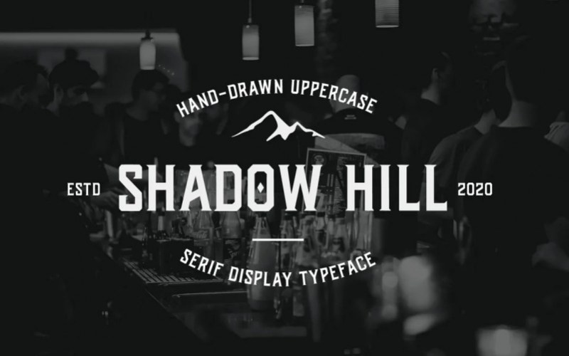 Shadow Hill Display Font