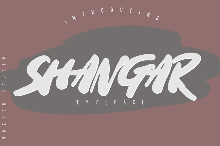 Shangar Brush Font