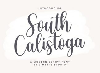 South Calistoga Script Font