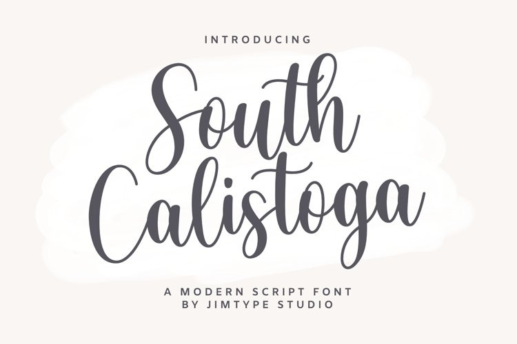 South Calistoga Script Font