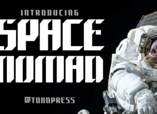 Space Nomad Display Font