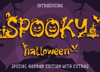 Spooky Halloween Display Font