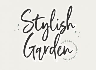 Stylish Garden Script Font