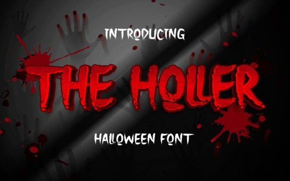 The Holler Display Font