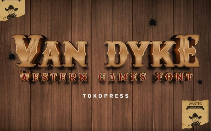 Van Dyke Display Font