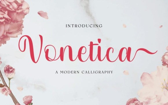 Vonetica Script Font