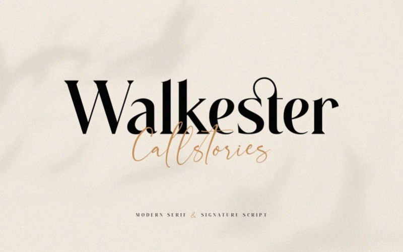 Walkester Serif Font