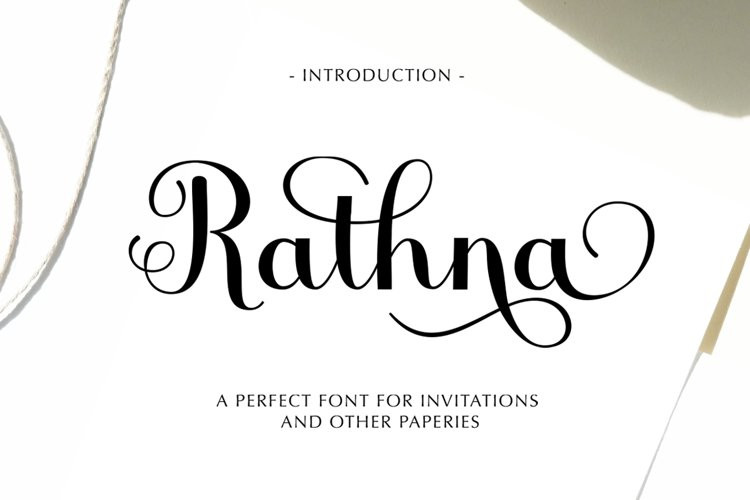 Rathna Calligraphy Font