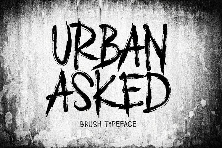 URBAN ASKED Display Font