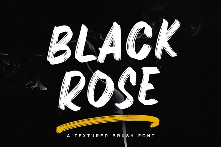 Blackrose Brush Font