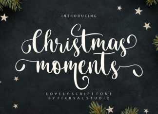 Christmas Moments Calligraphy Font