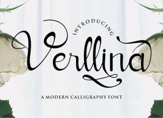 Verllina Calligraphy Font