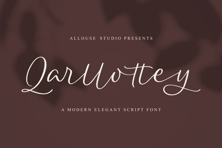 Qarllottey Handwritten Font