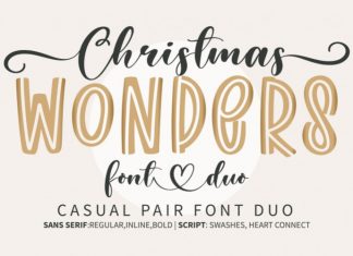 Christmas Wonders Font Duo