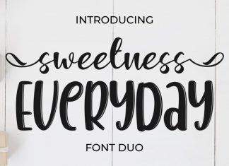 Sweetness Everyday Script Font