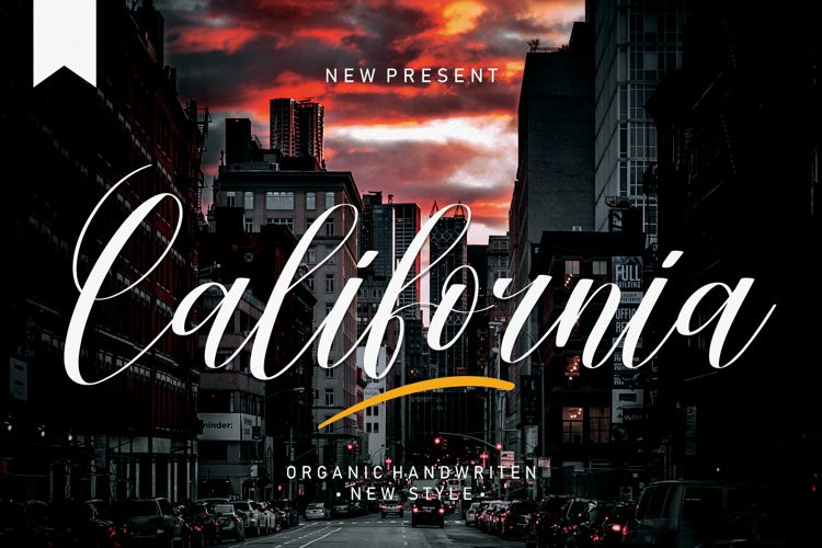 California Script Typeface