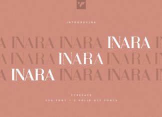 Inara Display Font