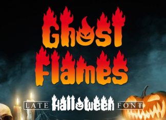 Ghost Flames Display Font