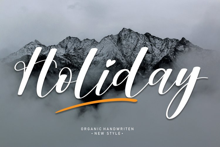 Holiday Typeface