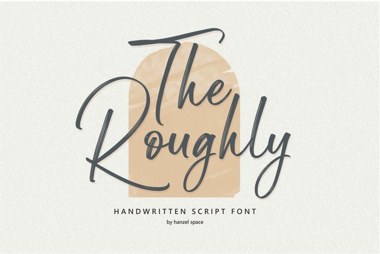 The Roughly Brush Font