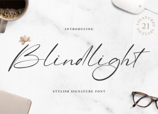 Blindlight Script Font